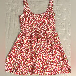 NWT J. Crew Raspberry Fit and Flare Dress